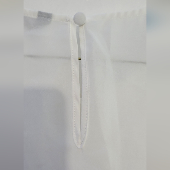 Zara Front Flap Frill blouse Size Large - Picture 2 of 5